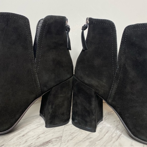 New! Steve Madden Thrived Black Suede Bootie 10M - Picture 7 of 12